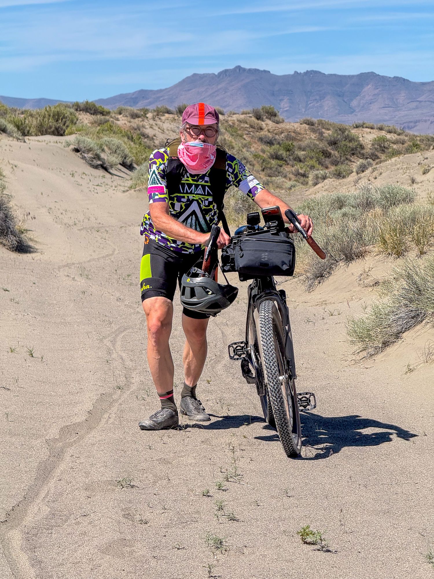 Sand and sagebrush in Little Sand Gap